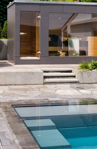 XL-Lounger 115 - Nova Anthracite Huegel Garten Pool Bau-05